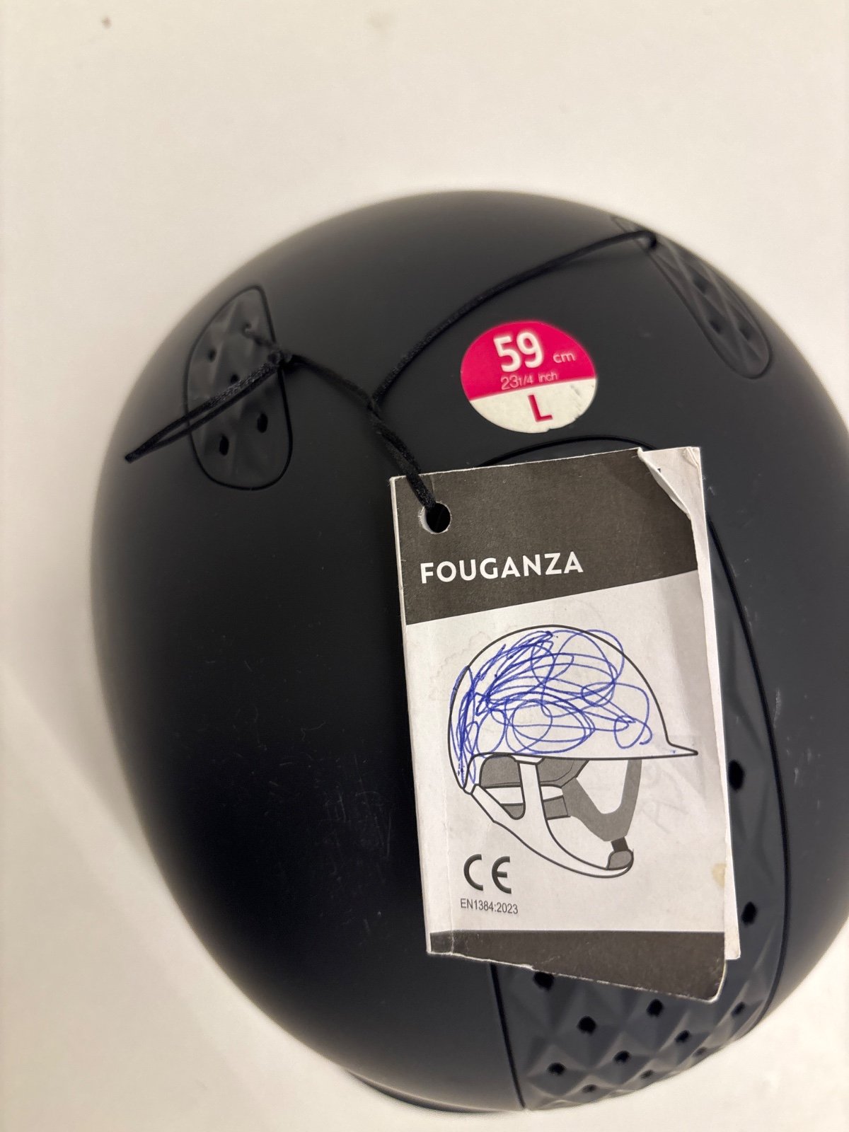 Fouganza 520 Horse Riding Helmet (Size: L  / 59cm) – photo 5 of 8