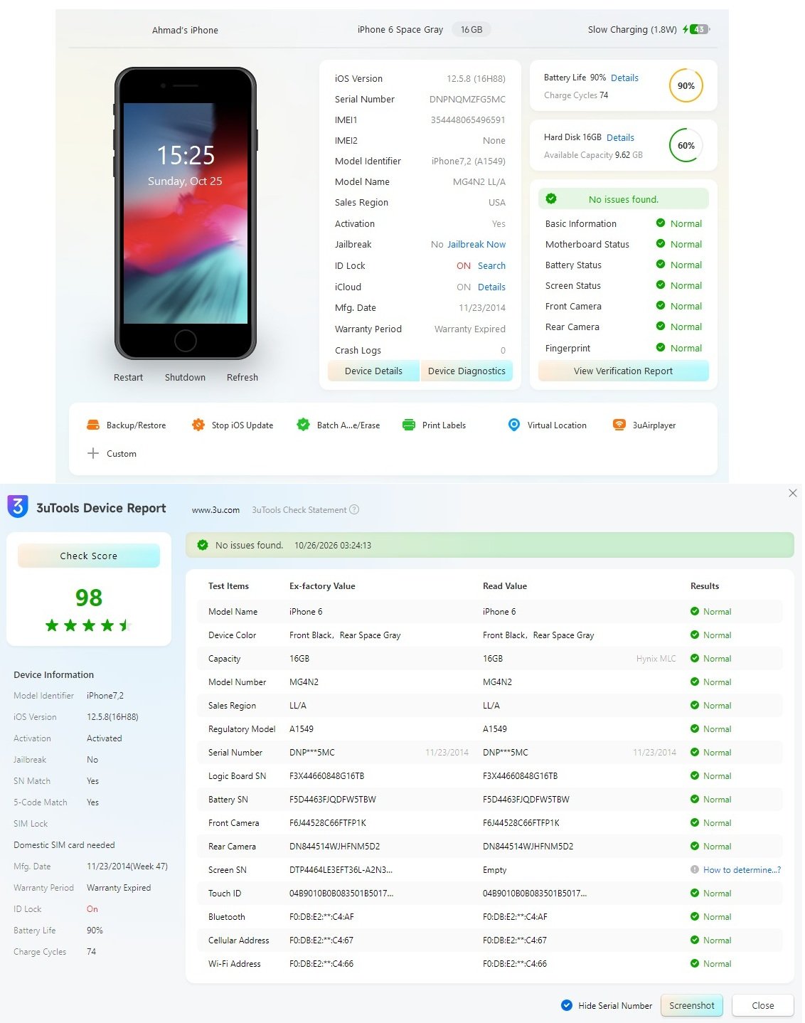 Iphone 6 Space Grey 16GB – photo 9 of 9